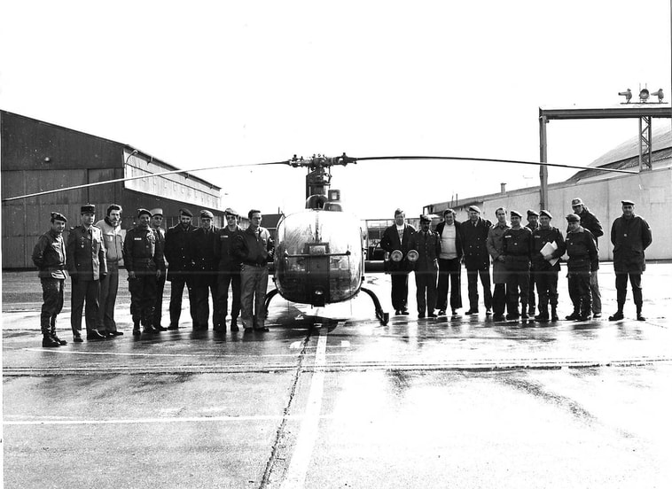 Première gazelle hot de la 2e Escadrille d'Hélicoptères Légers (type 1) du 1e RHC Étain 1979 Alat.fr