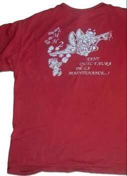 Tee-shirt EAALAT 2e EMH en 2000 (dos) Alat.fr