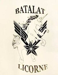 Tee-shirt BATALAT Licorne logo en gros plan Alat.fr