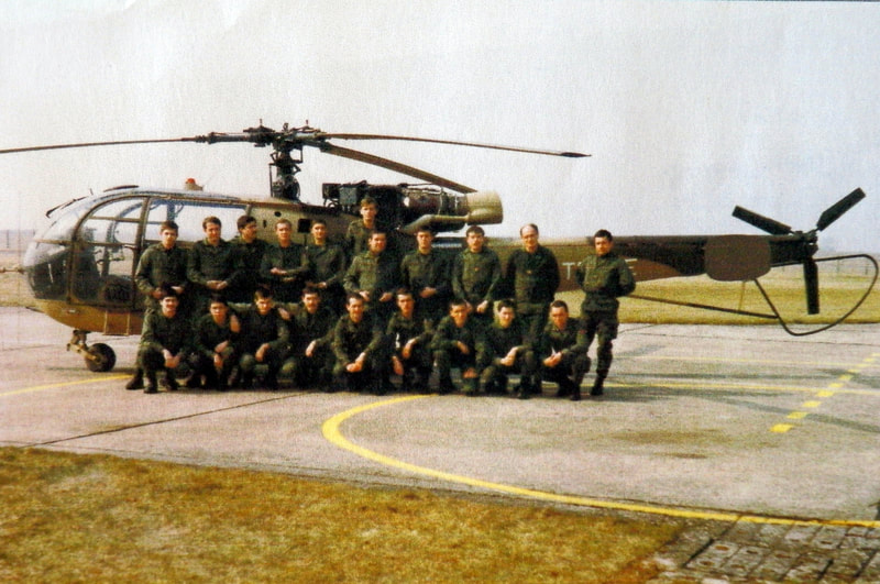 Al III de la 3e Escadrille d'Hélicoptères d'Attaque du 3e RHC Étain 1980 Alat.fr