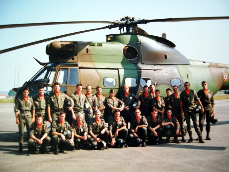 Les personnels de la 6e EHM du 2e RHC en 1990. Alat.fr