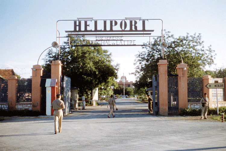 GALAT n° 101 : entrée de la base de Sétif en 1958. Alat.fr