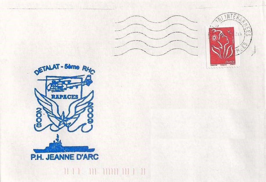 Enveloppe Campagne Jeanne d'Arc 2008-2009 Alat.fr 
