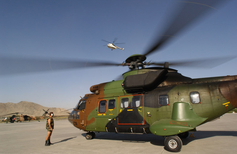 ISAF : 3 septembre 2007, point fixe sur un COUGAR à Kaboul. Alat.fr