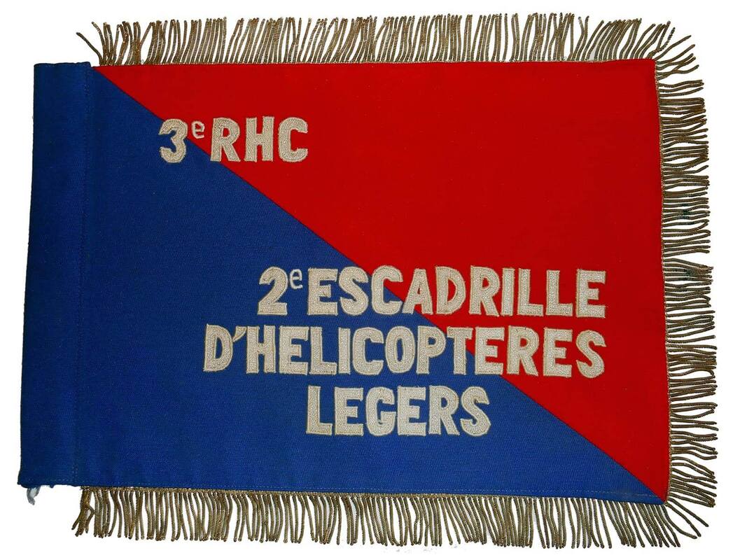 Fanion de la 2e EHL du 3e RHC Alat.fr