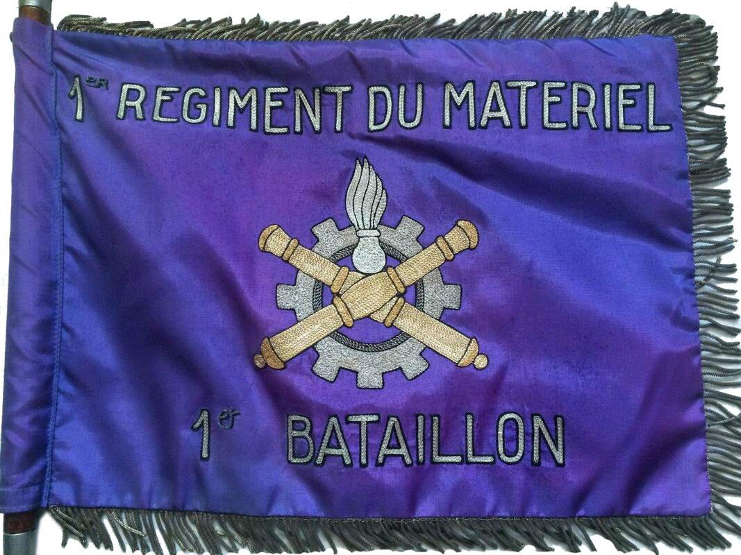 1er RMAT-1er BAT-4e CIE : fanion recto. Alat.fr