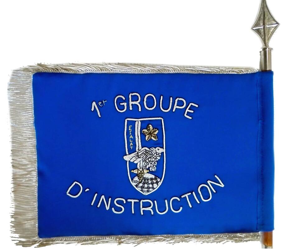 Fanion du 1er groupe d'instruction Avers Alat.fr