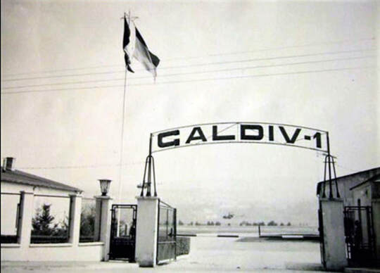 Entrée du GALDIV 1 sur la base de Trèves-Euren Alat.fr