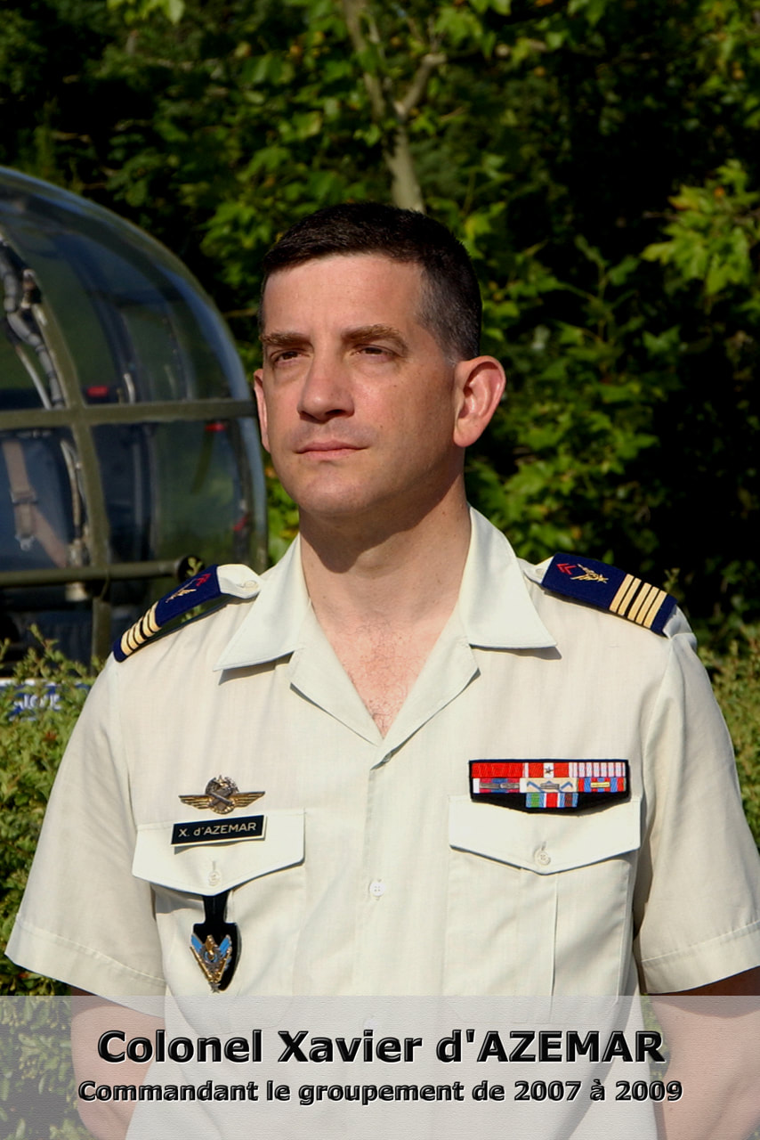 Colonel d'AZEMAR chef de corps du GAM-STAT Alat.fr