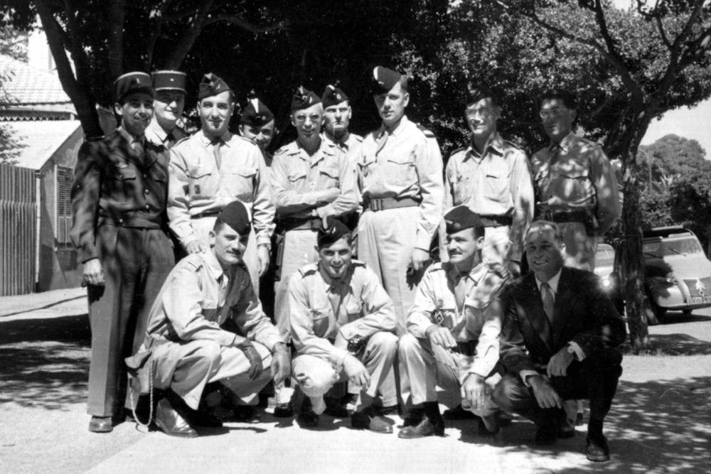 PA 29e DI : peloton à Aïn-Témouchent en 1957. Alat.fr
