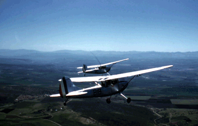 1er PMAH 2e DIM : vol en formation de deux CESSNA L-19E dans la région de Guelma en 1961 . Alat.fr