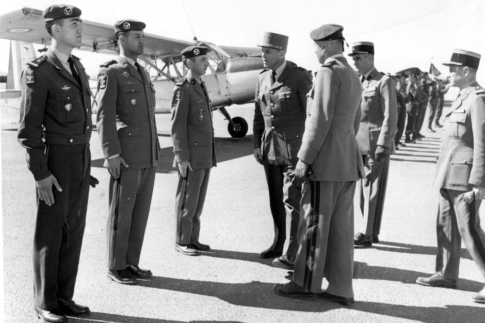 Photo 3 de la visite du général Le MASSON, COMALAT, au 1er PA ZOS, Alat.fr