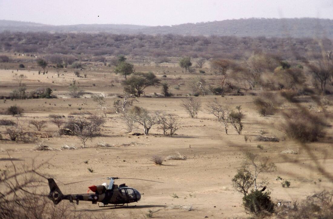Opération Manta, GAZELLE sur plot avancé région Guéréda proche Soudan Alat.fr