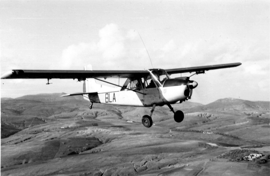 PA 12e DI : NORD BLA en vol près de Tlemcen, en 1962. Alat.fr