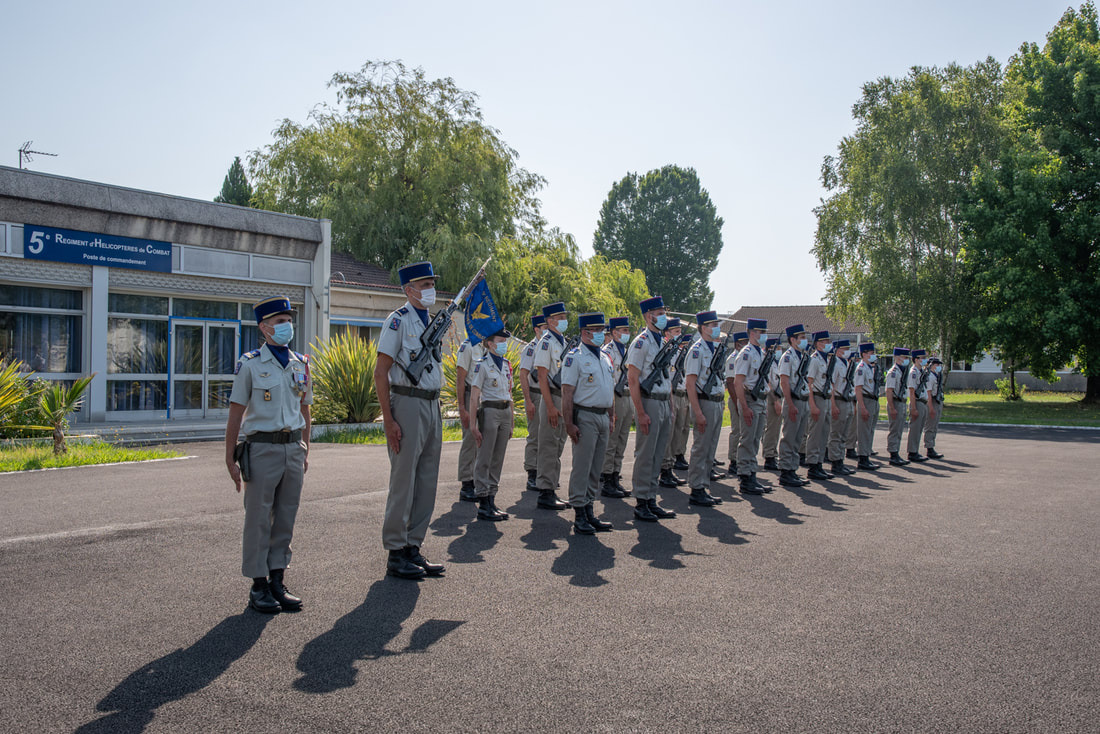 Passation de commandement du 15 juin 2021 de l'EMH du 5e RHC Alat.fr