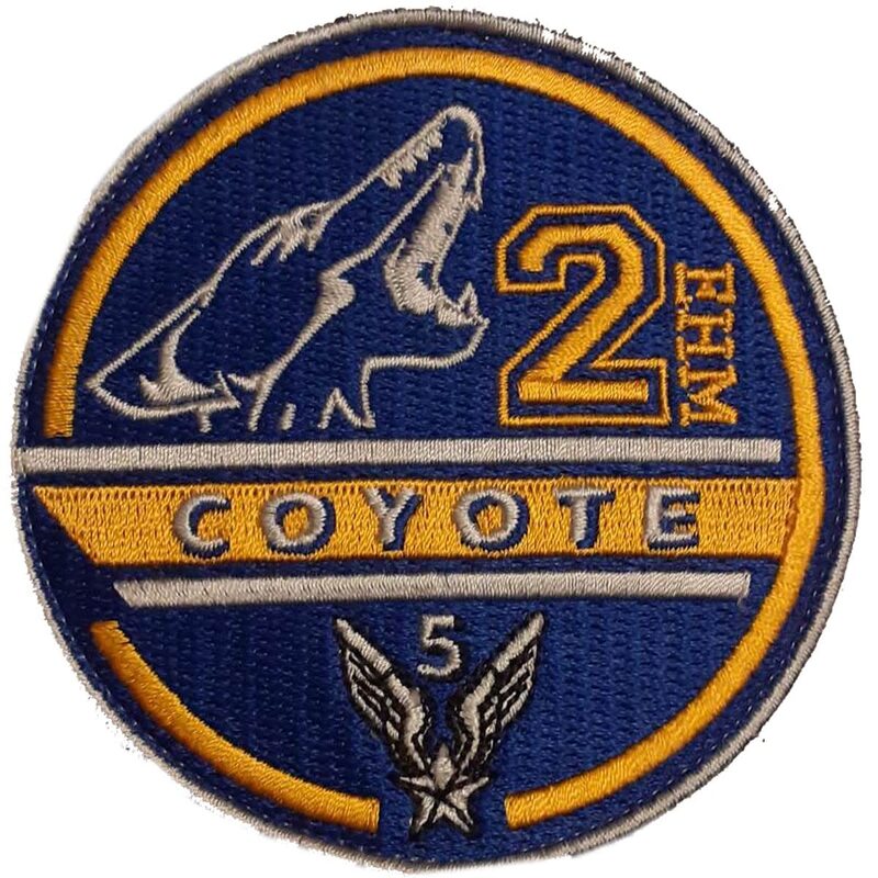 Patch APS de la 2e EHM, type 3 coyote couleurs du 5e RHC Alat.fr
