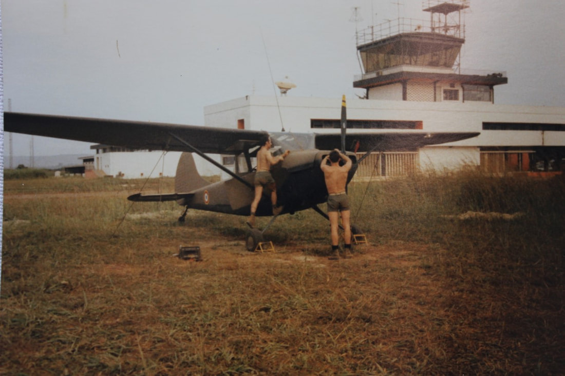 L-19 à Bangui en 1985, photo 5 Alat.fr
