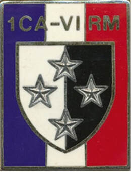 Insigne du 1er corps d'armée/VIe RM Alat.fr