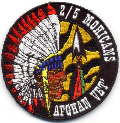 Patch tissu escadrille Mohicans ISAF Kaboul Alat.fr