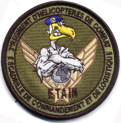 Patch APS de l'escadrille de commandement et de logistique (ECL) du 3e RHC