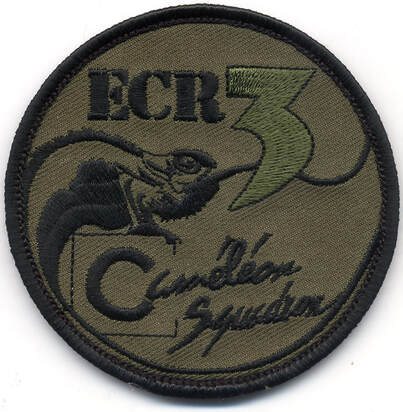 Patch APS vert de l’escadrille de contrôle et de ravitaillement (ECR) du 3e RHC