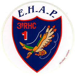 Autocollant de la 1ère EHAP du 3e RHC Type 1, Alat.fr