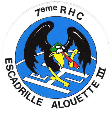 Autocollant EHL du 7e RHC Alat.fr