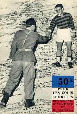 Carte postale de solidarité sportive, provenant du GALAT n° 101 recto Alat.fr