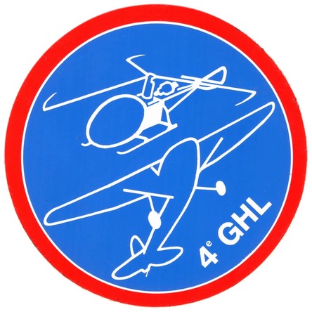 Autocollant 4e GHL L-19 et AL II Alat.fr