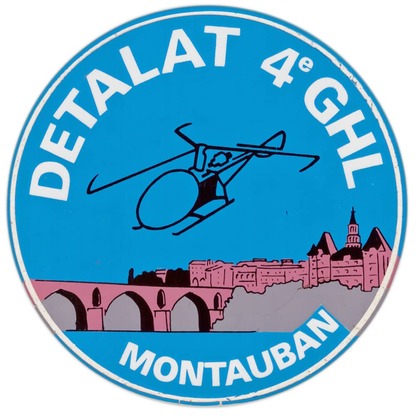 Autocollant DETALAT Montauban 4e GHL Alat.fr