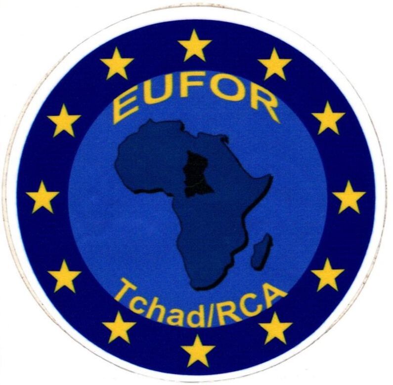 Autocollant EUFOR Tchad/RCA général Alat.fr