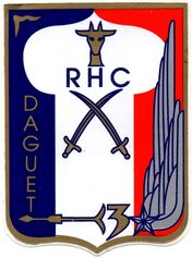 Autocollant de l'insigne du REGHÉLICO n° 3 de DAGUET 1er type Alat.fr