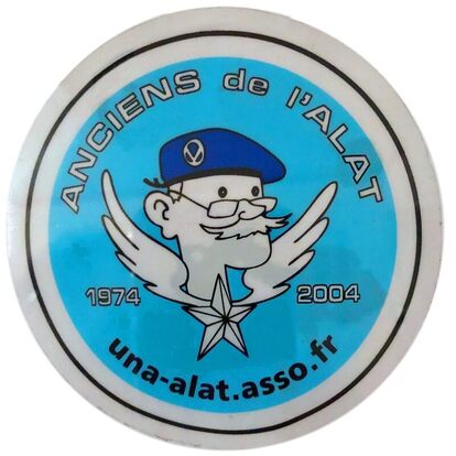 Autocollant des 30 ans de l'UNA-ALAT Alat.fr