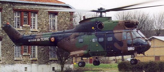 hélicoptères SA 330 Puma n° 1121 en 2003 Alat.fr