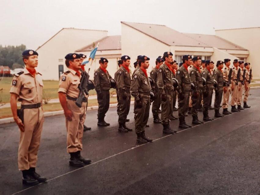 Capitaine JACQMIN, commandant l'EHM 7 du 5e RHC, le 27 juillet 1983 Alat.fr