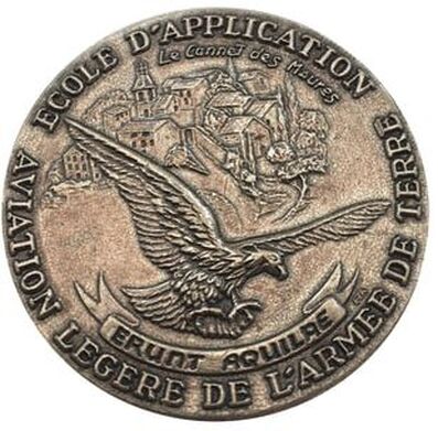 Coin, 25e anniversaire base école EAALAT Le Luc, recto Alat.fr