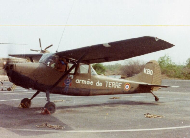 DETALAT Djibouti :  L-19E n° 24525/KBO, en mars 1984, photo 4 Alat.fr