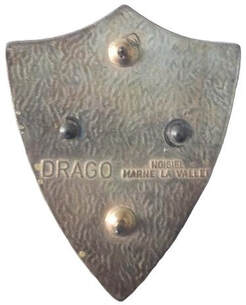 Dos de l'insigne COMALCA 2, Drago sans homologation. ALAT.fr