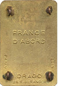 Dos insigne PA de la 5e division blindée Alat.fr