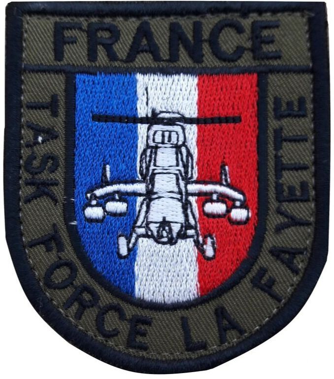 Écusson de nationalité française de la task force la Fayette Alat.fr