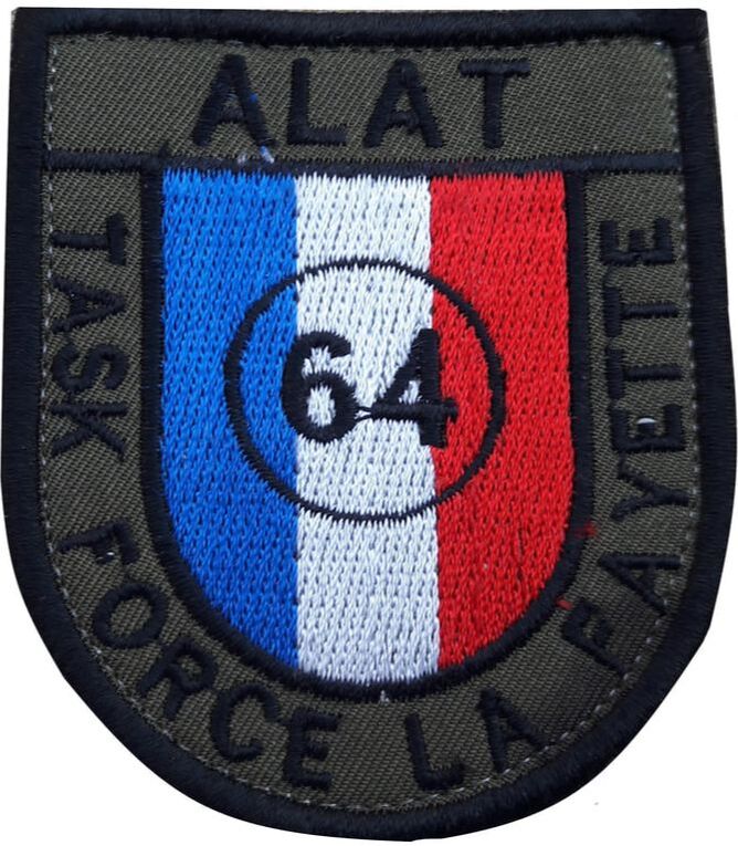 Écusson de nationalité française de la task force la Fayette Alat.fr