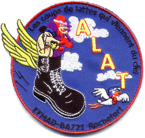 Patch tissu de l'escadron de formation de maintenance aéronautique de la défense à Rochefort Alat.fr