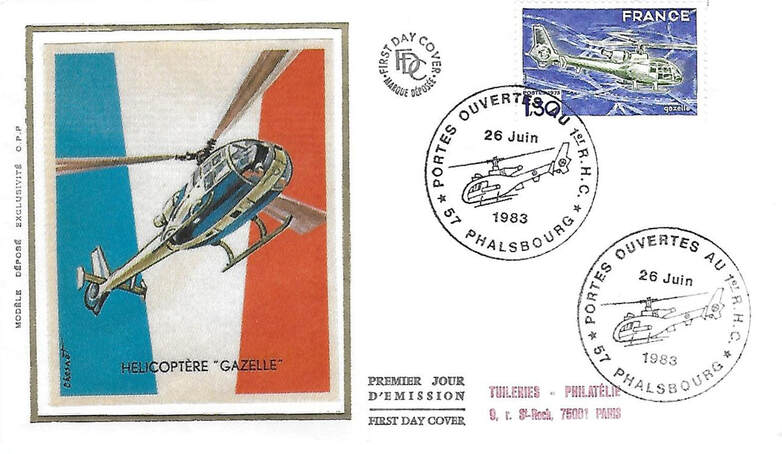 enveloppe 1er RHC portes ouvertes du 26 juin 1983 Alat.fr