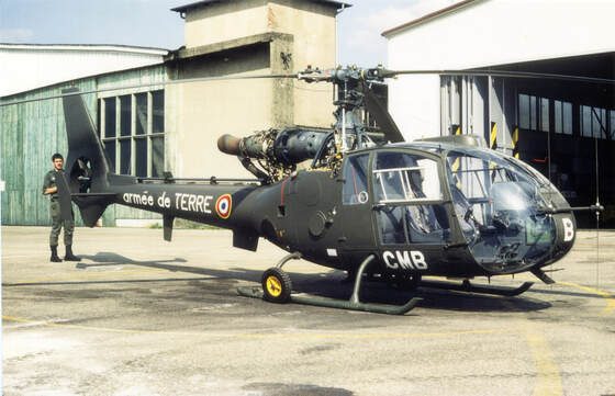 ESC liaison 1ère armée  GAZELLE n° 1028/CMB août 1983 Alat.fr