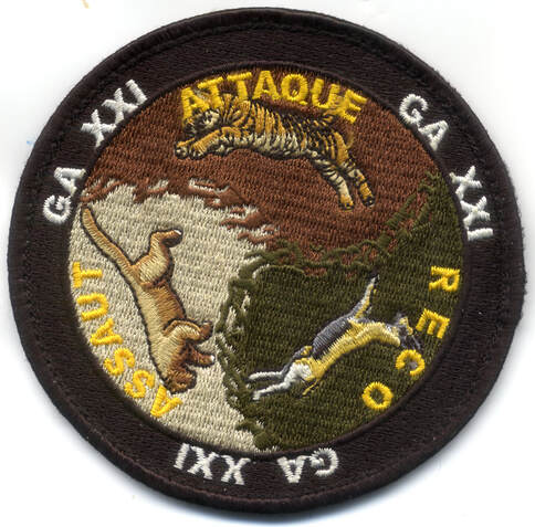 Patch 21e promotion groupe des Lieutenants EALAT Alat.fr