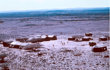 DETALAT Djibouti : EMA en 1978-1979, Exercice de desserrement de l'escadrille, au nord de Hol-Hol, en 1978 (2). Alat.fr
