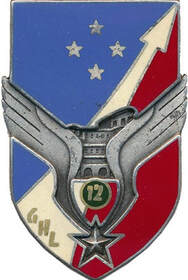 Insigne 12e GHL DRAGO, type A, B, C. Alat.fr