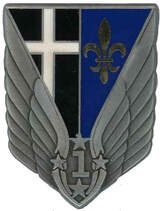 Insigne régimentaire 1er RHC, type 1, ARTHUS-BERTRAND. Alat.fr