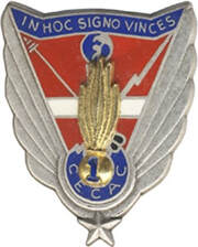 Insigne 1ère CECAC du 1er RCAM Ballard Alat.fr