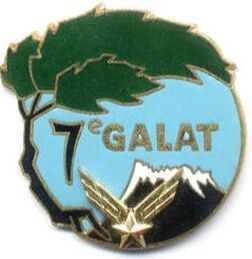 Insigne 7e GALAT Aix, Drago sans homologation Alat.fr 